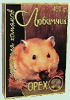 Корм Любимчик д/хомяков 400г /орех/ (14)